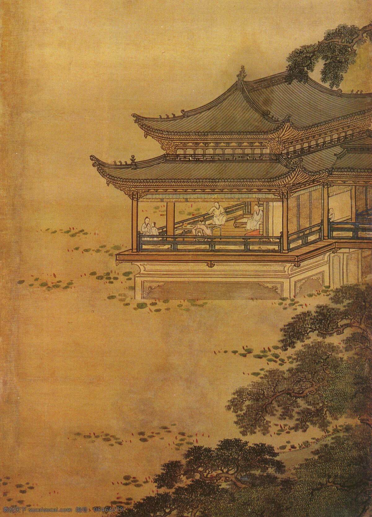 中国 古典 艺术 画 文化艺术 传统文化 设计图库