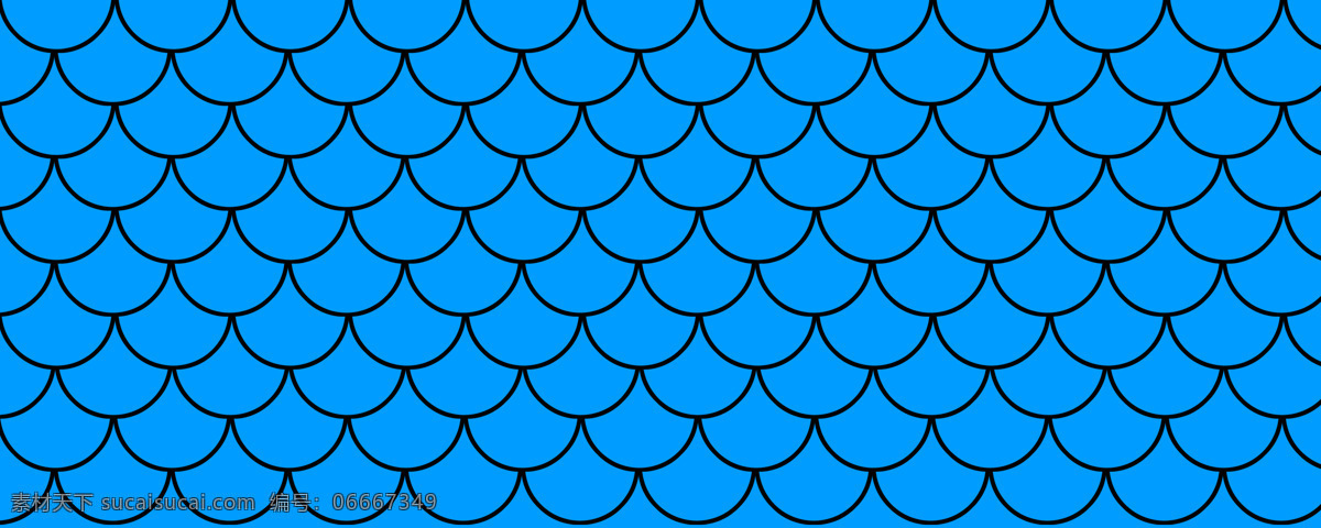 卡通瓦片 瓦片 卡通 屋顶 蓝色 半圆 弧形 鱼鳞 鳞片 鳞 材料 肌理 底纹边框 条纹线条