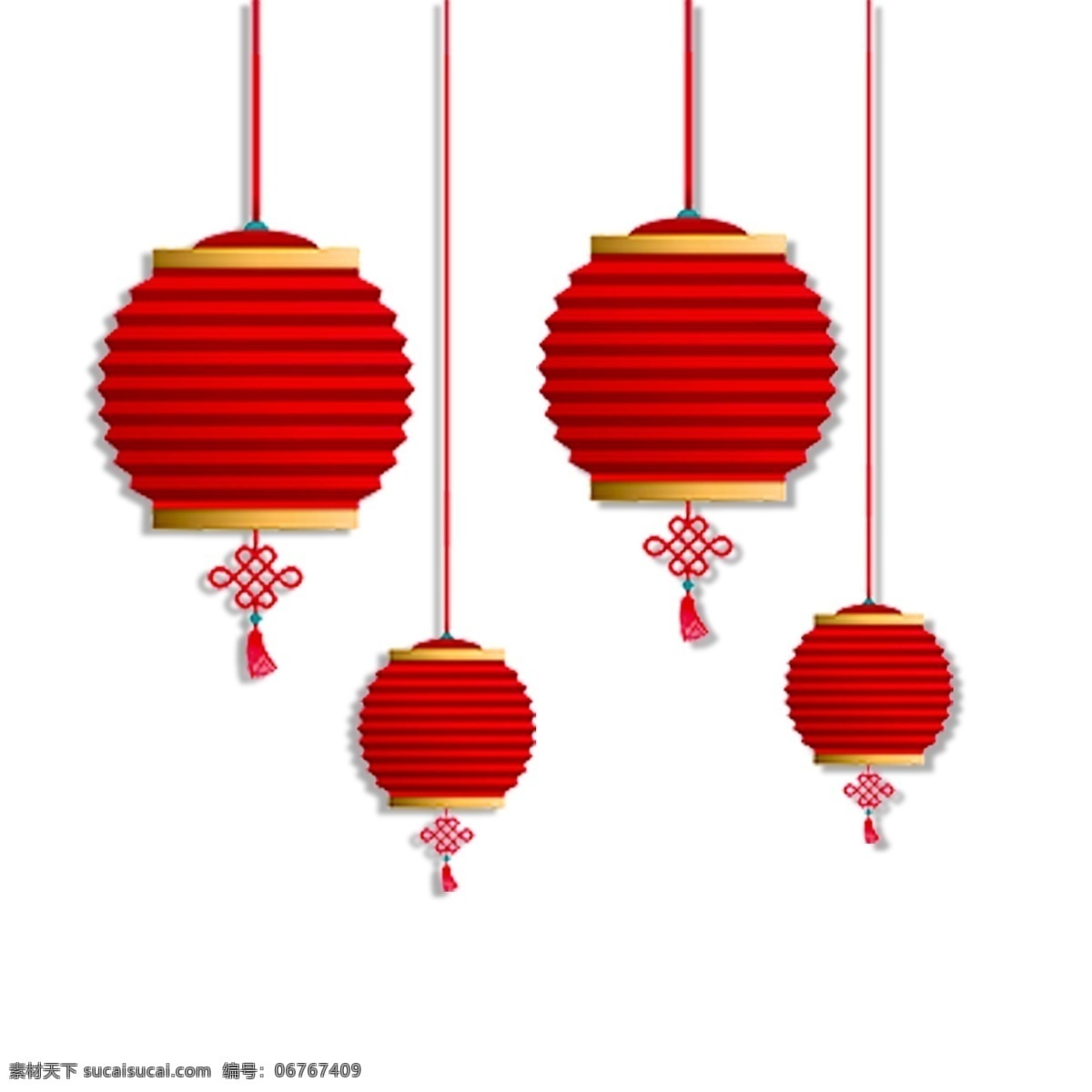 红色灯笼装饰 红色 灯笼 电商装饰 海报装饰 中国风