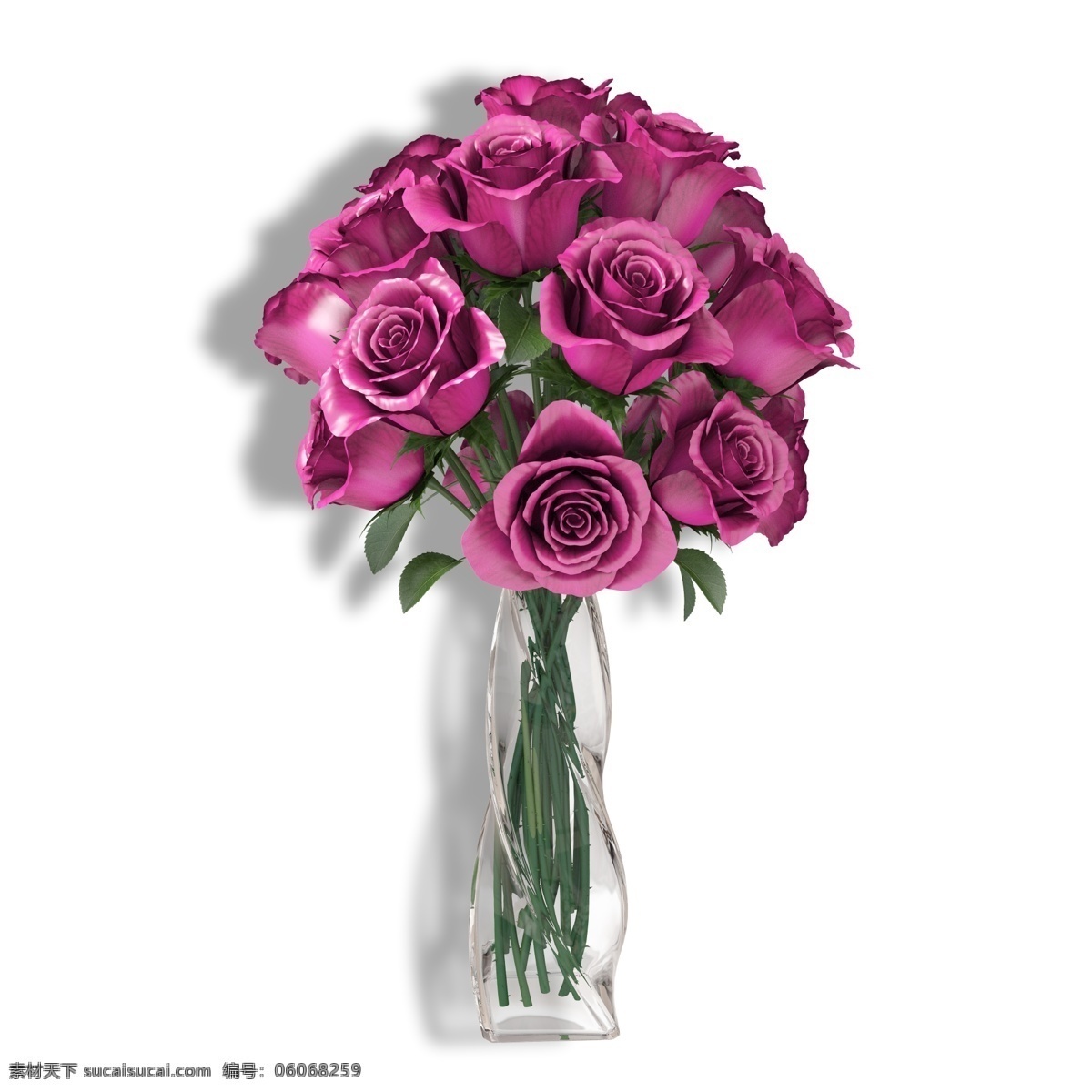 玻璃 花瓶 束 玫瑰 玻璃花瓶 玫瑰花 花儿 粉红玫瑰 一束玫瑰 绽放的玫瑰 情人节玫瑰 家居装饰花瓶