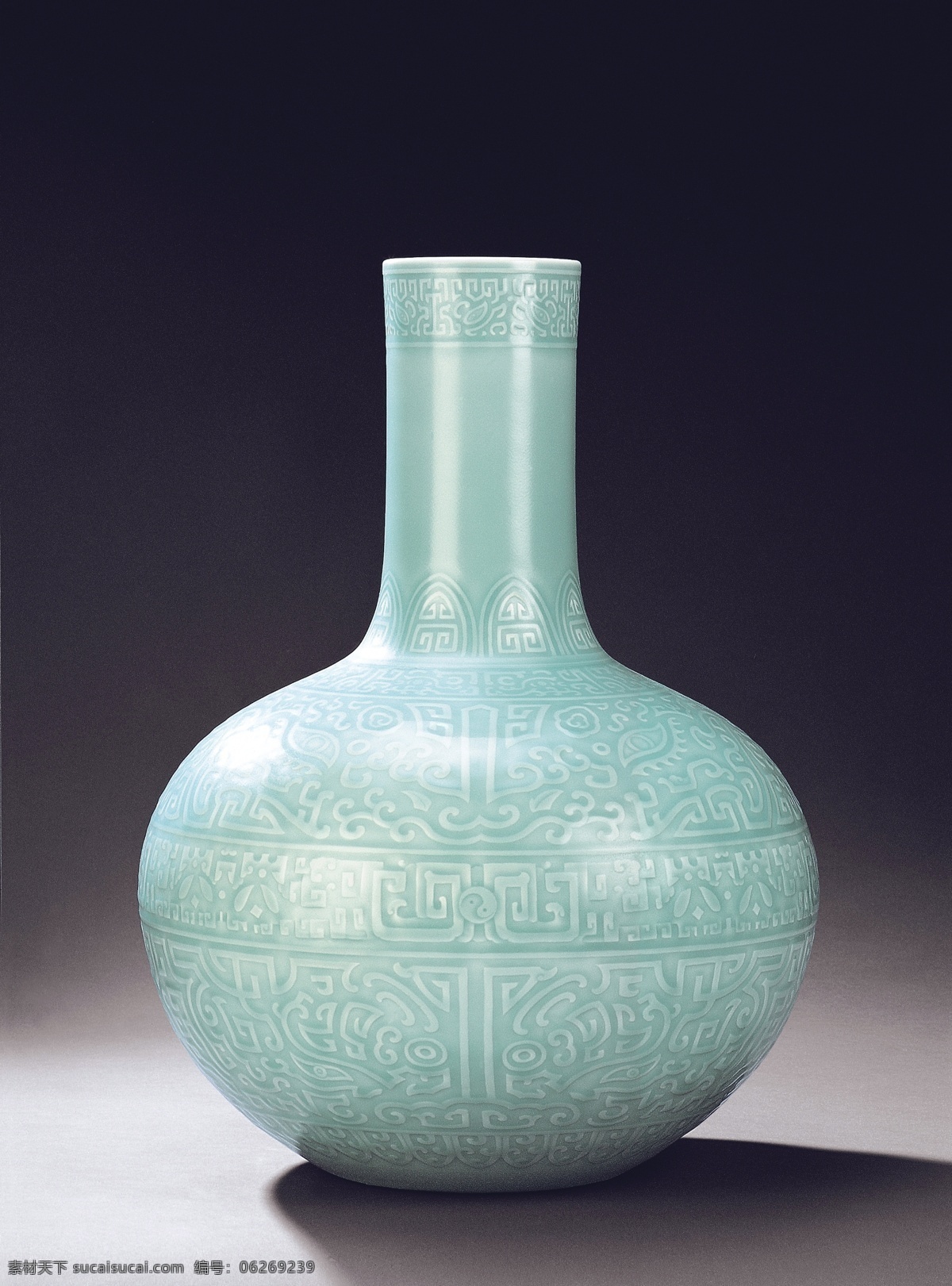 瓷瓶 陶瓷 青玉 传统文化 文化艺术