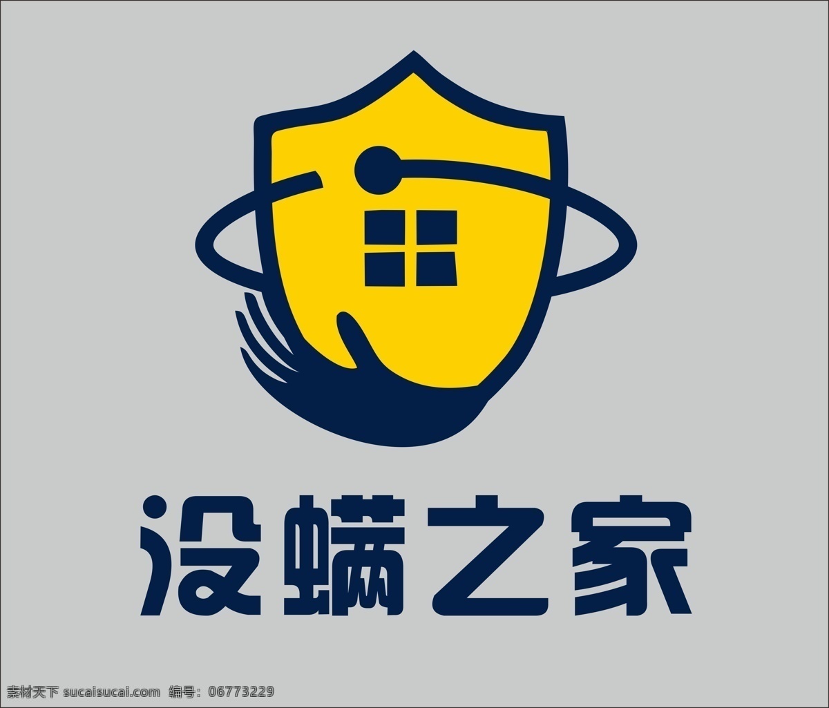 美 螨 之家 家政 标志 原创 logo 高端