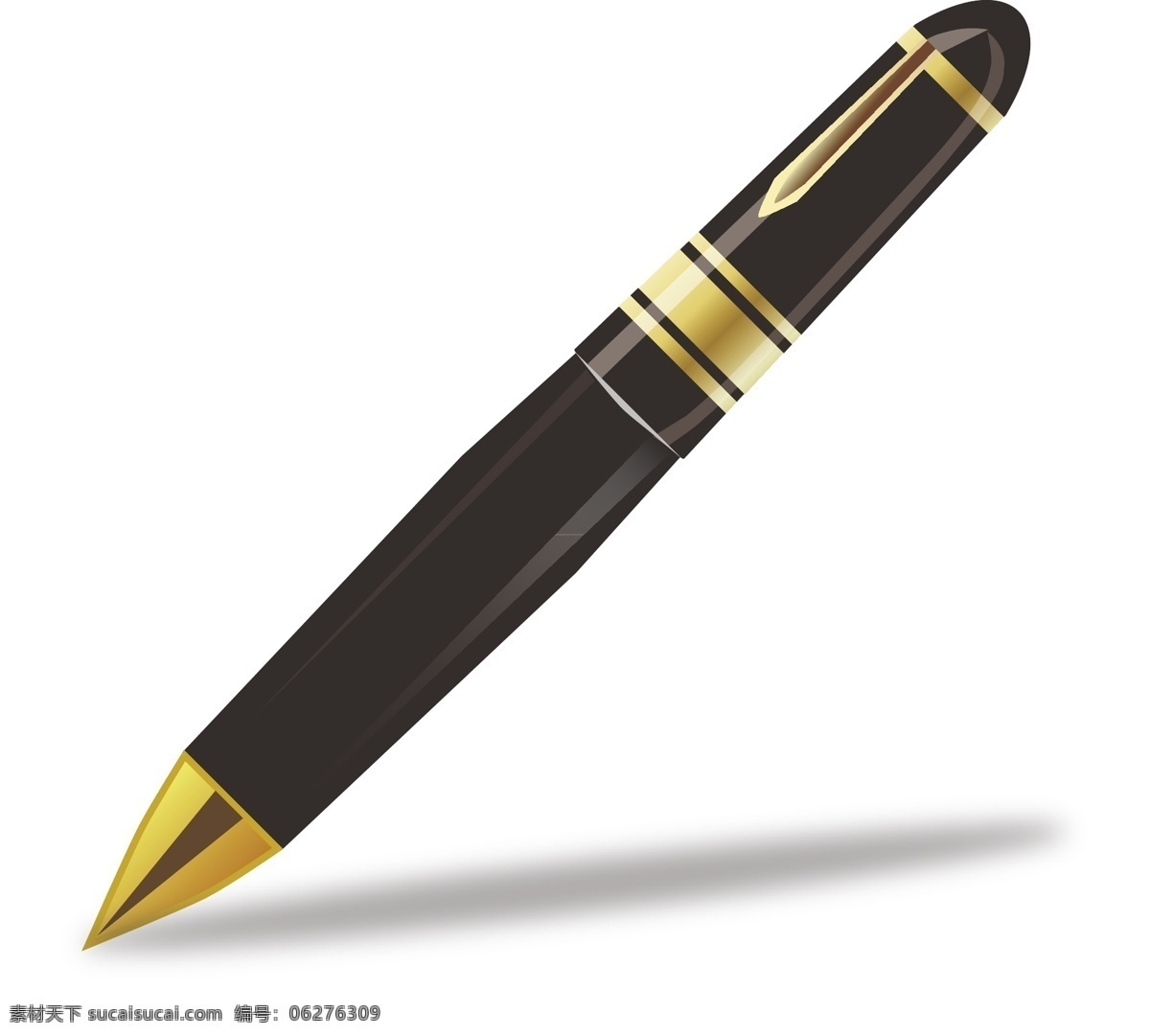 钢笔 细致 原创 初学 学习用品 生活百科 矢量