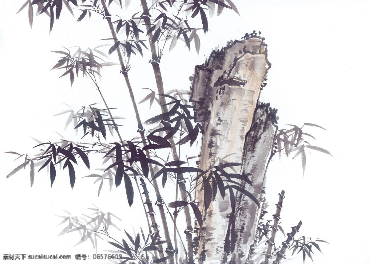 竹国画 国画花 国画树木 树木绘画 水墨竹 国画素材 文化艺术 绘画书法