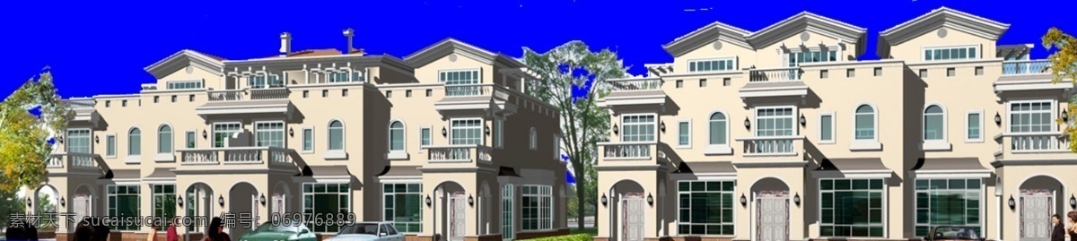 楼房 建筑 背景 psd源文件