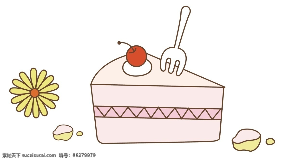 卡通蛋糕图片 蛋糕 甜品 美食 食物 手绘 海报 插画 卡通蛋糕 蛋糕插画 蛋糕图标 卡通插画图标 矢量元素