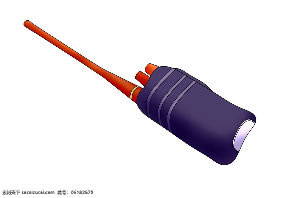 警察 呼叫 机 插画 蓝色的呼叫机 卡通插画 警察职业 工作插画 警察用品 警察标志 警察呼叫机