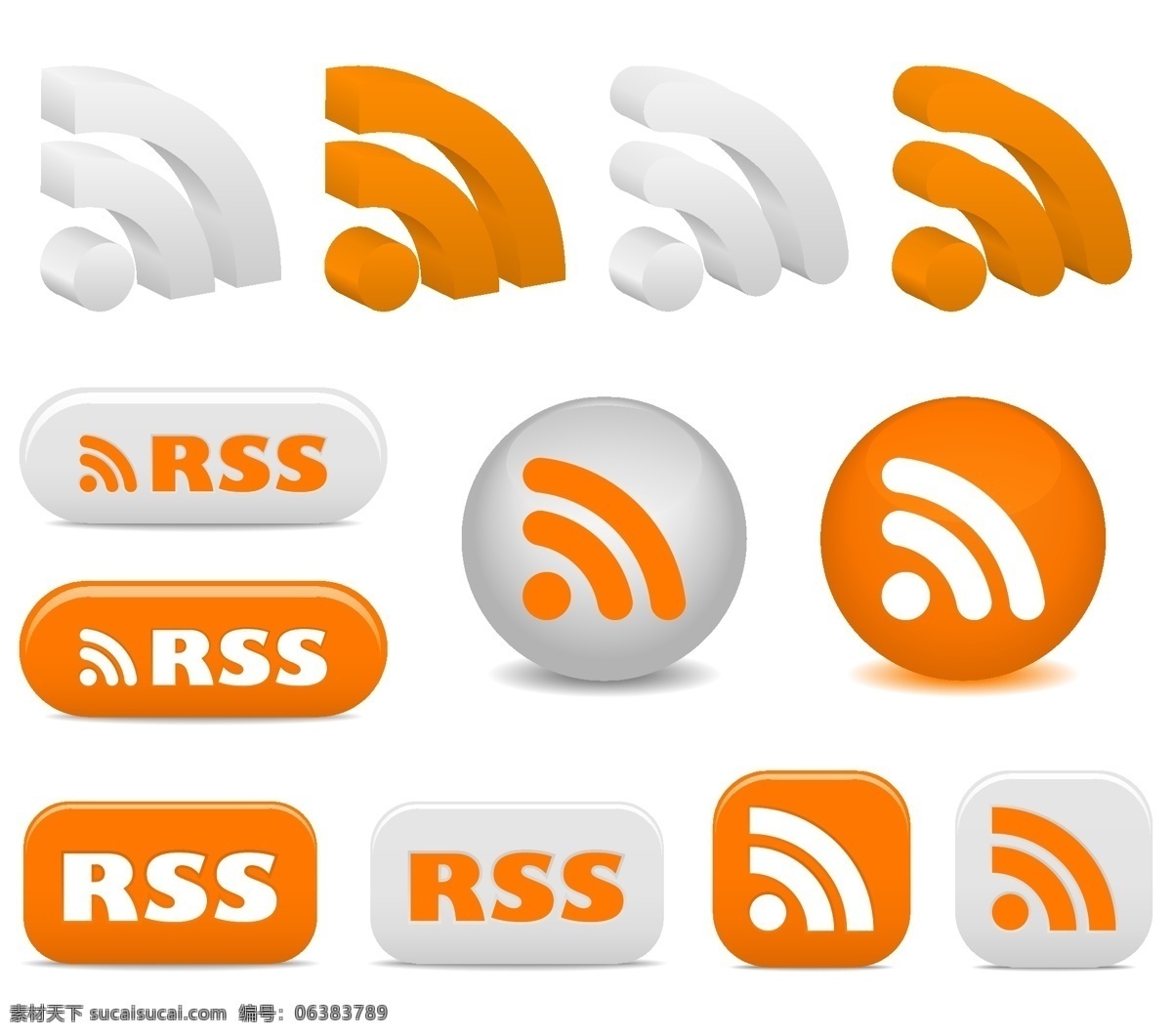 光泽 rss 饲料 社会 矢量 图标 web 橙 创意 高分辨率 接口 免费 图形 病 媒 生物 时尚 原始的 高质量 质量 新鲜的 设计新的 新的 ui元素 hd 元素 详细的 白色的 rss饲料 社会媒体 网络 书签图标 psd源文件