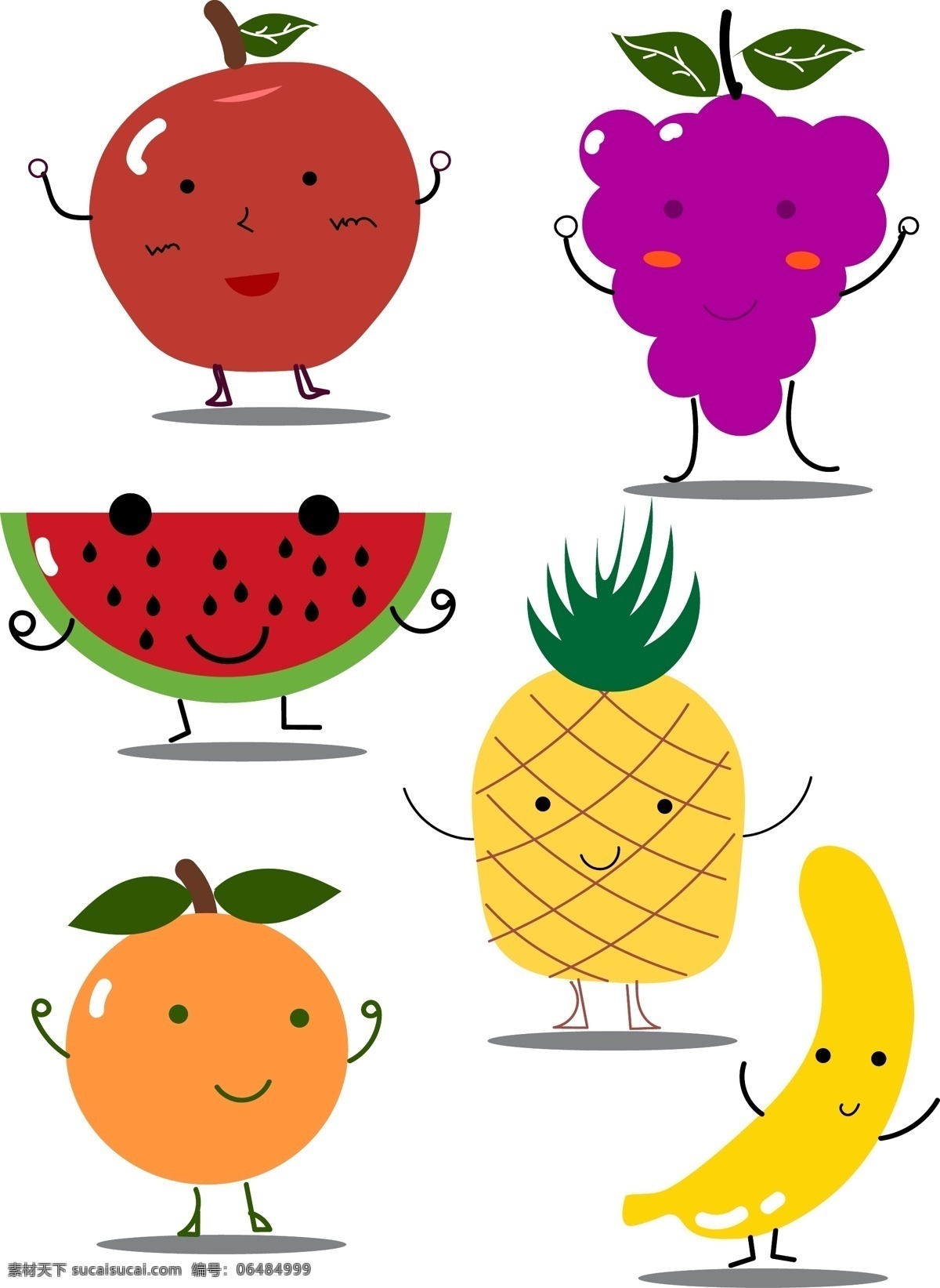 原创 水果 笑脸 合集 水果笑脸 果园 各种水果 动画水果 卡通水果