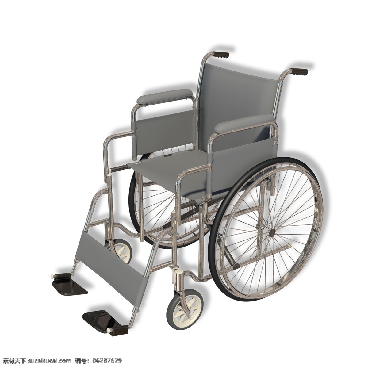金属 推行 老年 轮椅 医护用品 老年人 残疾人