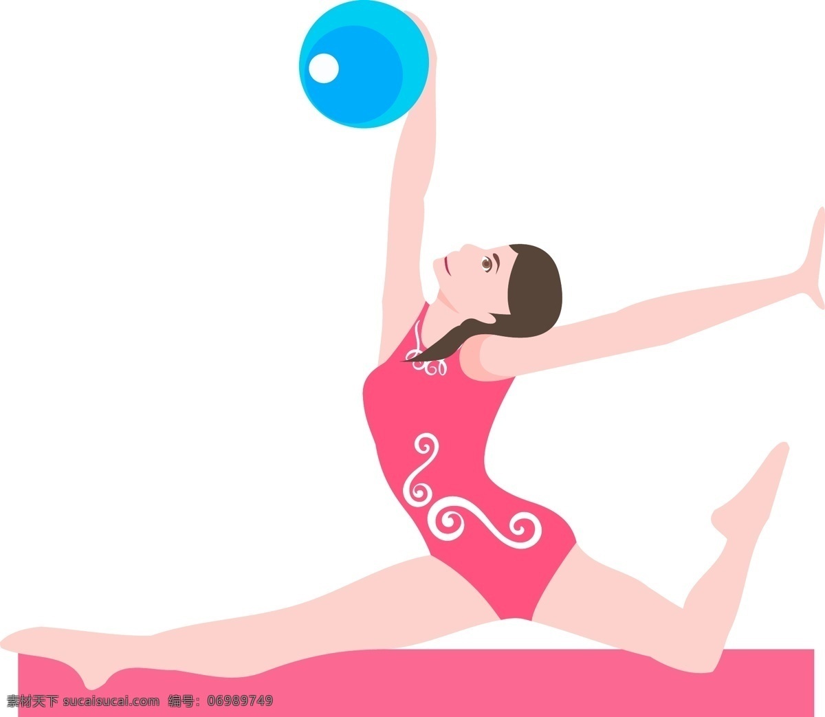 免 扣 卡通 人物 瑜伽 身材 动作 健身 女性 姿势 女孩 美女 躯体 体育 运动 健康 曲线 背影 锻炼 弯曲 抬腿 柔韧