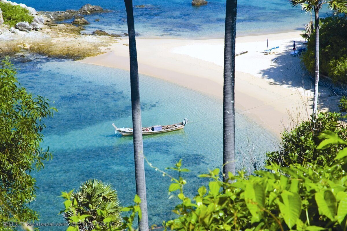 大树 度假 度假村 风光 风景 国外旅游 海边 景观 加勒比 海滩 加勒比海滩 沙滩 游艇 小船 游船 椰子树 马尔代夫 夏威夷 美景 自然 旅游胜地 天堂 仙境 国外旅游摄影 旅游摄影 psd源文件