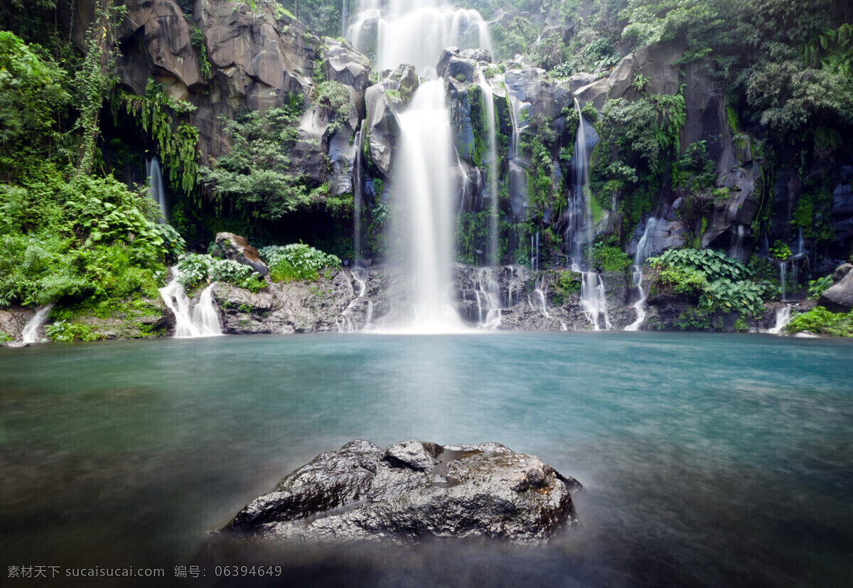 瀑布 流水 河流 水帘 水流 美景 树林 自然 风光 风景 美丽自然 自然风景 自然景观 高清图片 山水风景