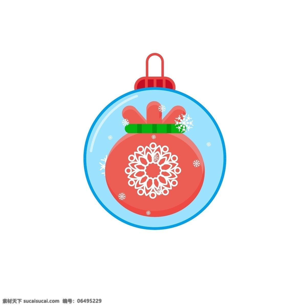 圣诞节 元素 装饰 图标 雪人 蝴蝶结 铃铛 雪花 装饰球 福袋