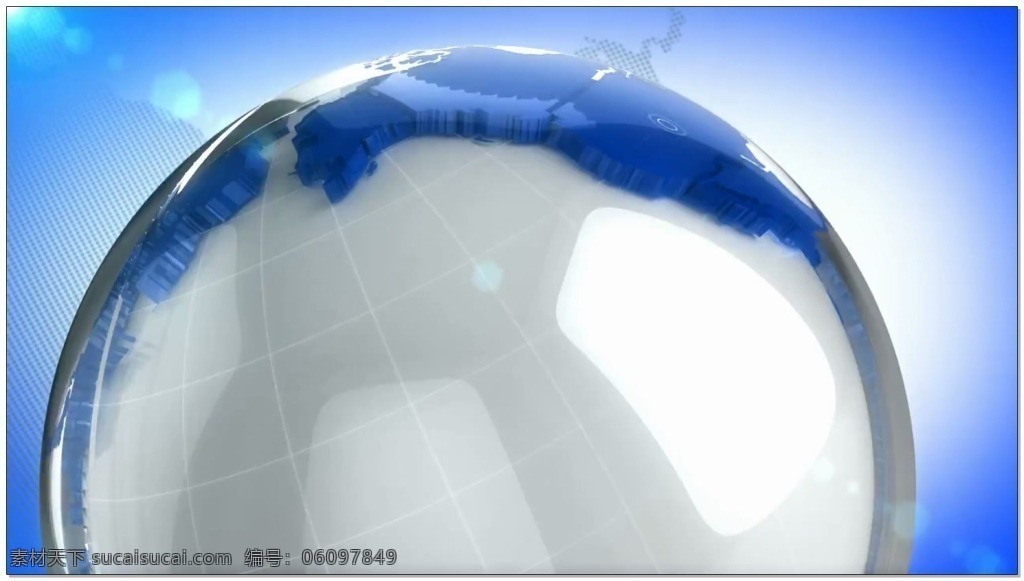 球体 表面 视频 高清视频素材 视频素材 动态视频素材 蓝色 地球