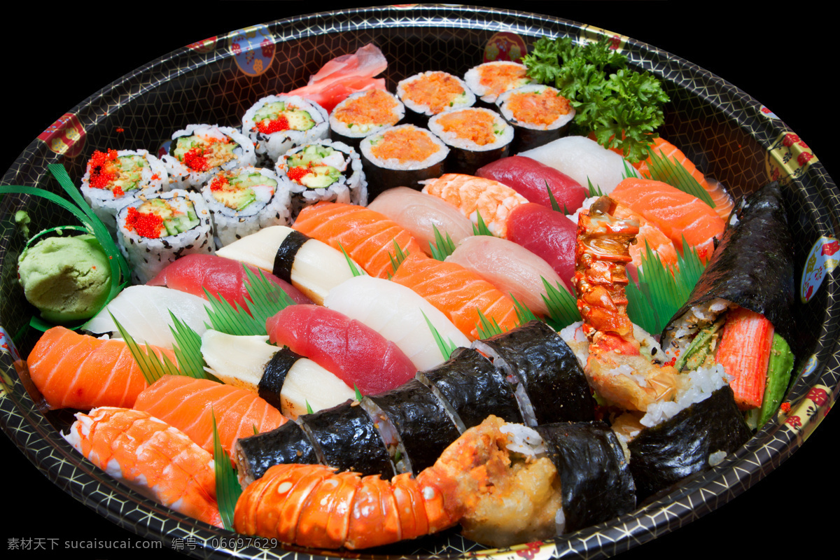 寿司图片素材 寿司 日本菜 日本料理 醋饭 紫菜 海苔 海鲜 鱼肉 美味 美食 外国美食 餐饮美食