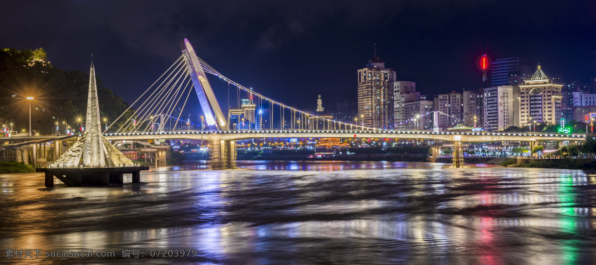 南平夜景 城市 夜景 风光 大桥 美丽中国 旅游摄影 国内旅游