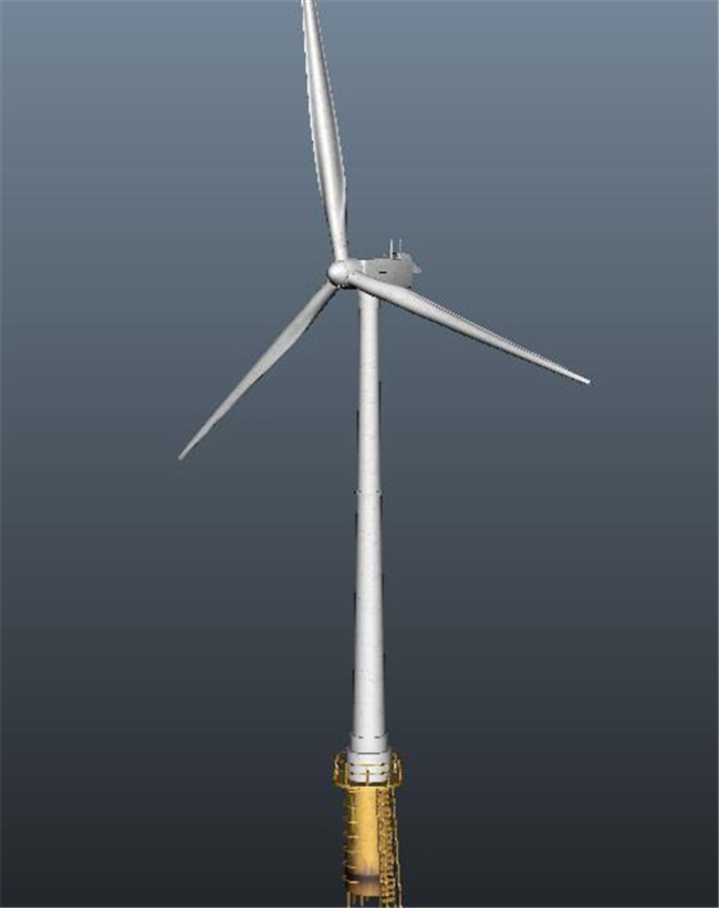 风车 发电 游戏 模型 风车游戏模块 架 装饰 三叶 网游 3d模型素材 游戏cg模型