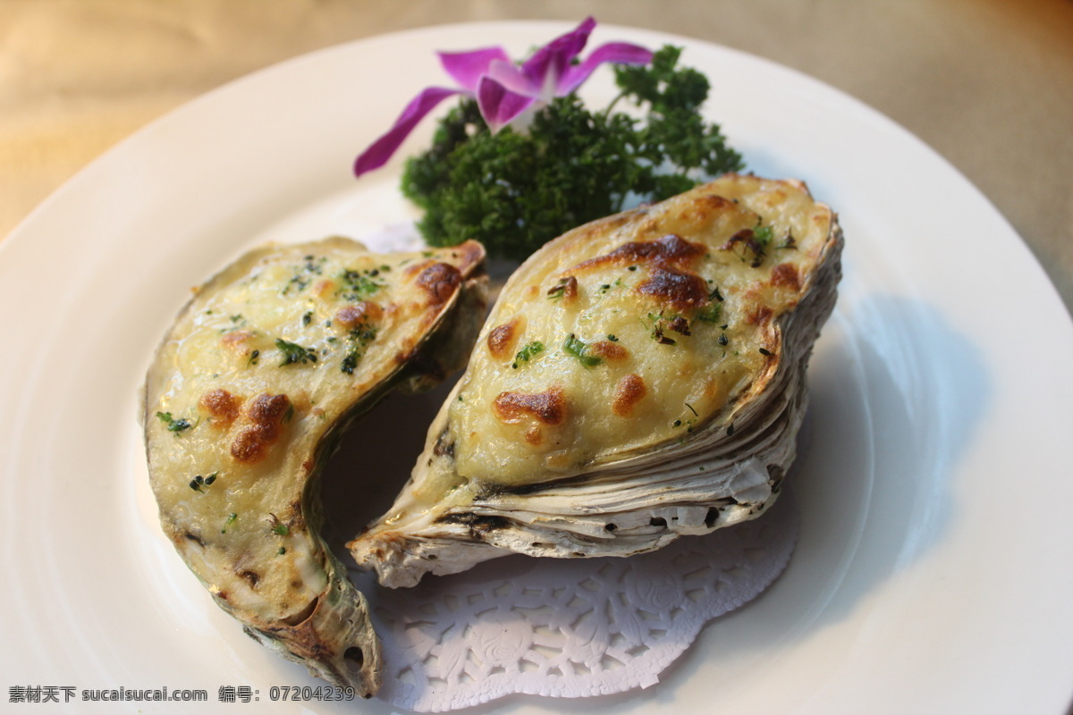 生蚝 芝士焗生蚝 咖啡店 海鲜 传统美食 餐饮美食