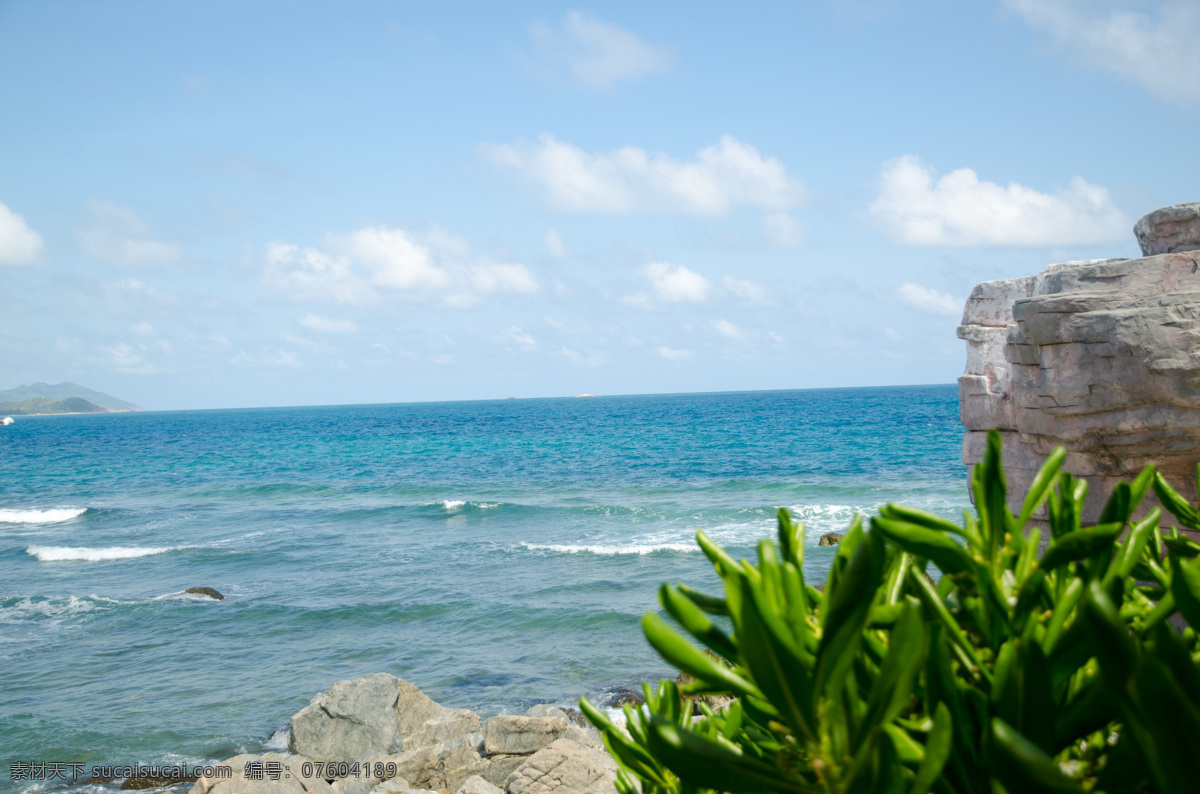 大海免费下载 白云 大海 国内旅游 海边 海景 礁石 蓝天 旅游摄影 热带植物 三亚 云彩 西岛 风景 生活 旅游餐饮