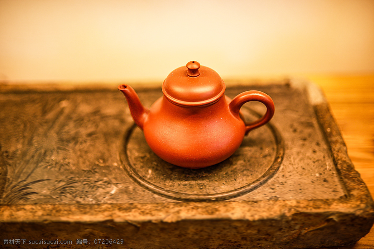 复古 色调 茶具 摄影图片 茶壶 茶文化 产品摄影 实物摄影