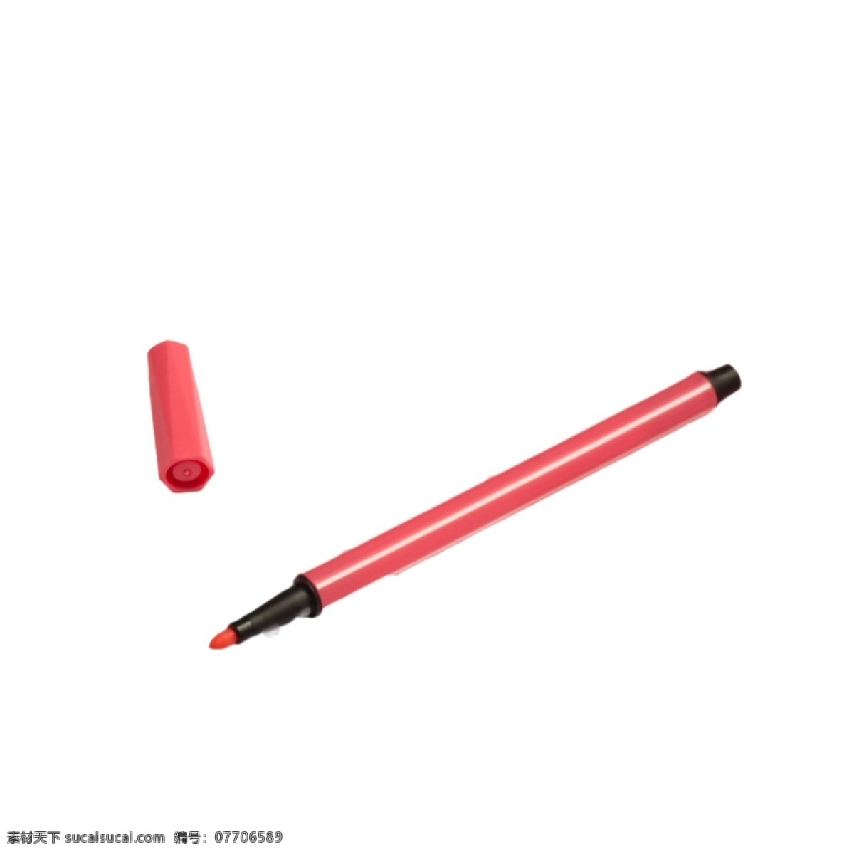 红色彩笔 彩笔 画笔 实物 实物免扣 实物下载