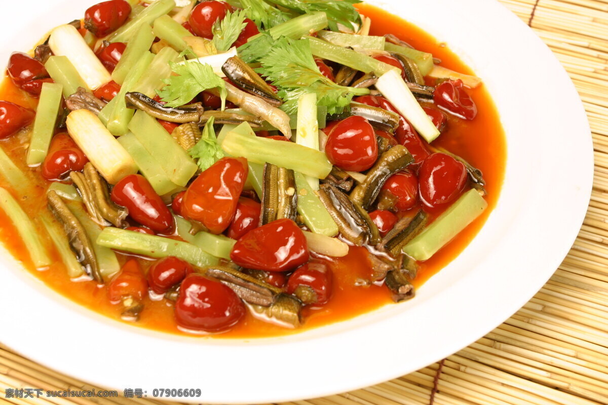 泡 椒 鳝鱼 美食 食物 菜肴 餐饮美食 美味 佳肴食物 中国菜 中华美食 中国菜肴 菜谱