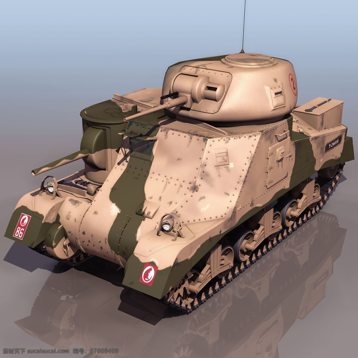 最 早期 履带 坦克车 古董 模型 装甲车 德国坦克 3d模型素材 其他3d模型