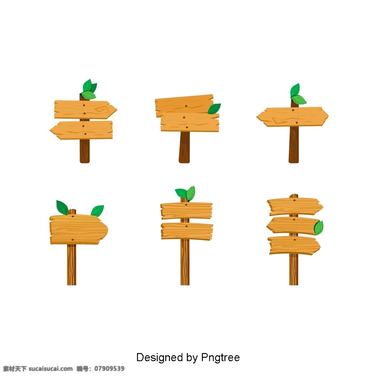 简单 的卡 通 木 标牌 木材 说明 图案 图形 材料 图像 装饰 元素