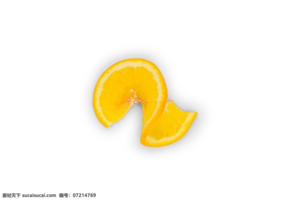 片 扭曲 香橙 源文件 橙色 不规则 果肉 水果 装饰图案