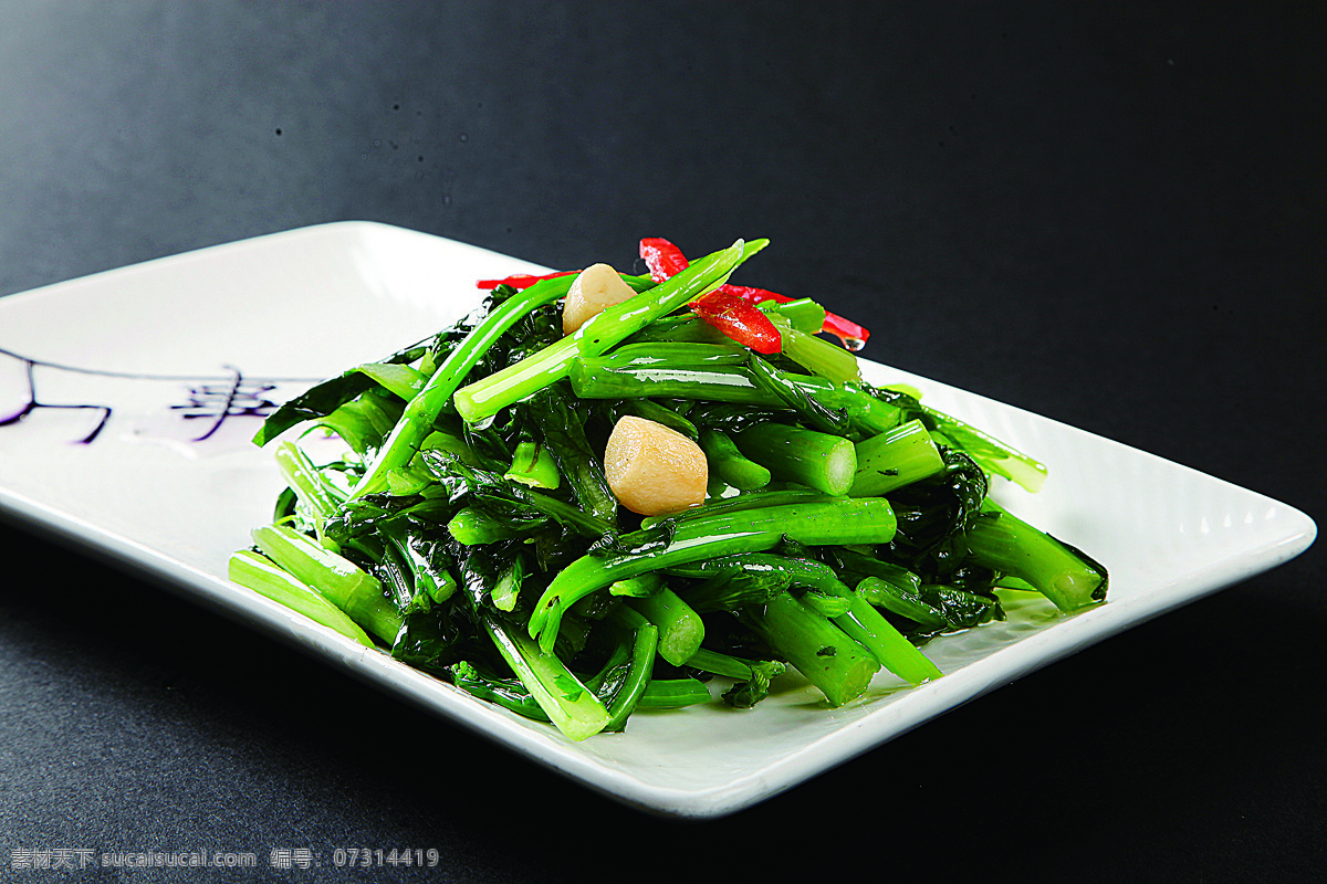淮扬菜生炒菜心素材图片下载-素材编号07314419-素材天下图库