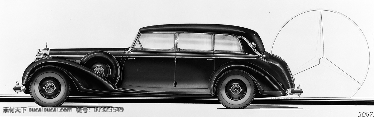黑色 老式 轿车 汽车 工业生产 小车 交通工具 跑车 汽车图片 现代科技