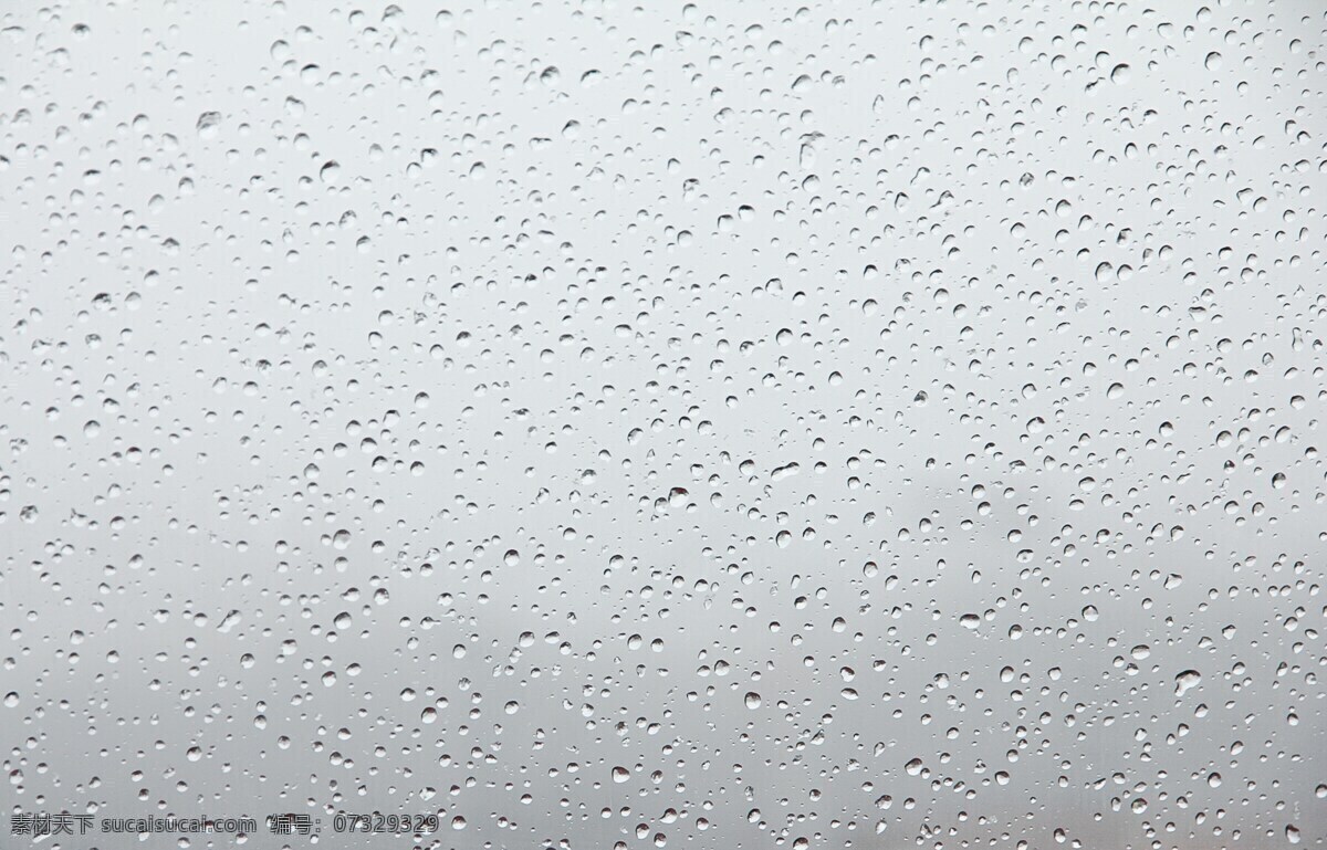 雨点 雨 湿 水滴 灰色 液体 清洁 新鲜 玻璃 窗口 天气 自然景观 自然风景