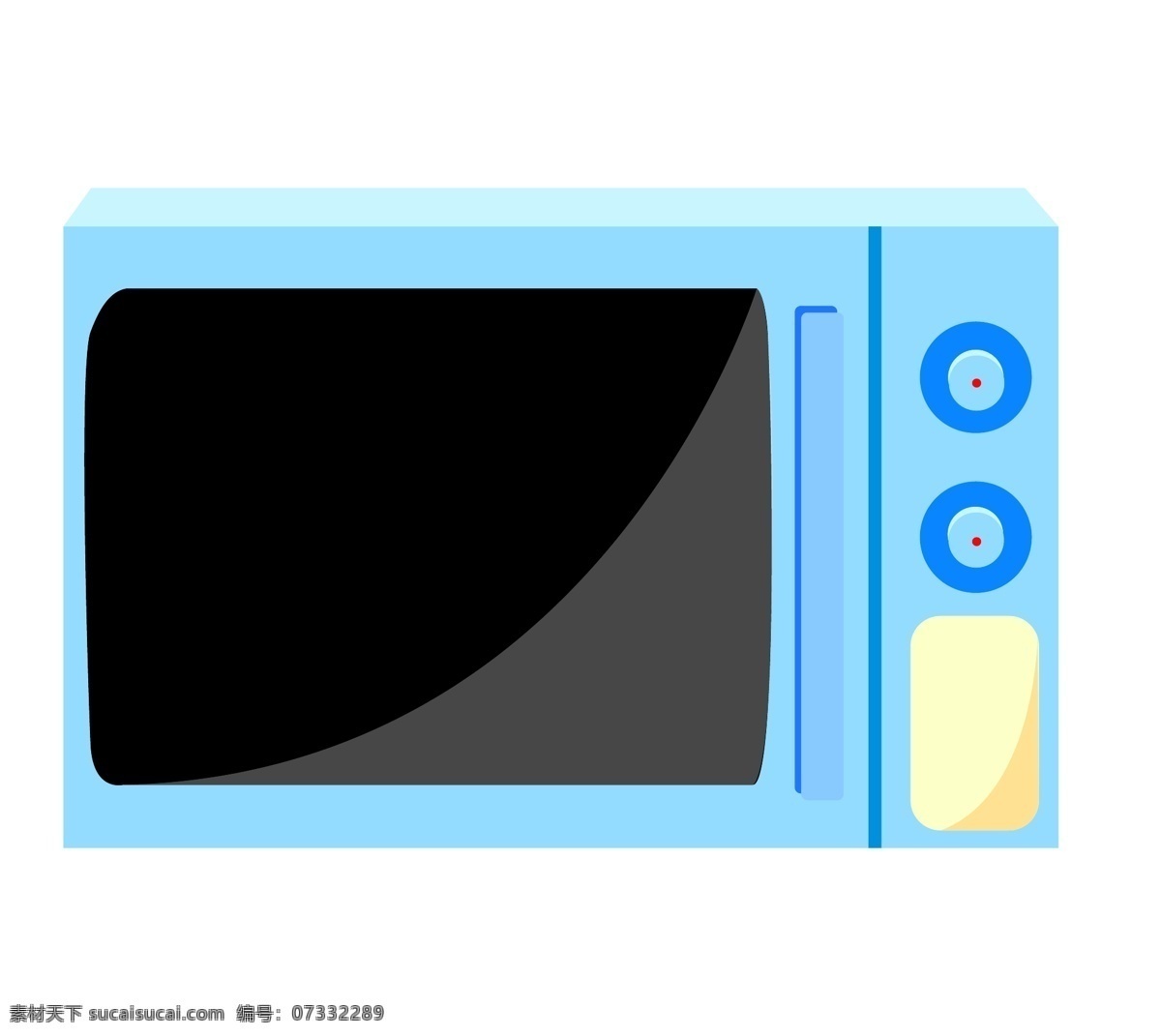 蓝色 微波炉 插画 蓝色的微波炉 家电微波炉 厨房微波炉 微波炉装饰 微波炉插画 立体微波炉