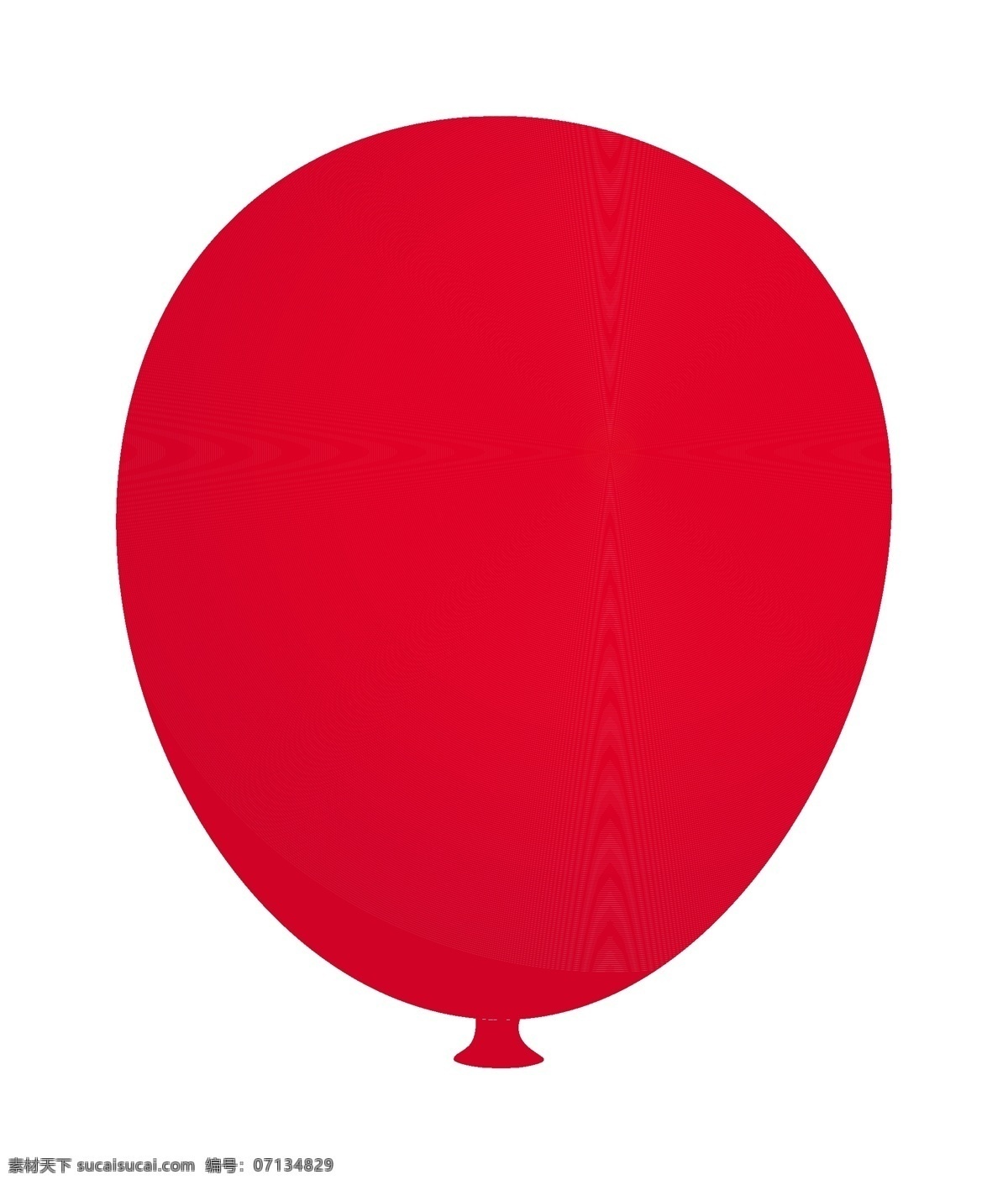 软红气球旗帜 白色