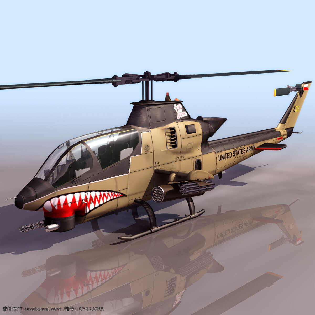 鲨鱼 战斗 直升机 模型 3d 3d设计 3d素材 飞机 交通 交通工具 现代 现代科技 效果图 效果图矢量 导弹 现代科技矢量 3d模型素材 其他3d模型