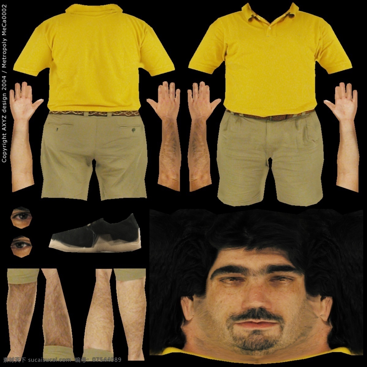 3d 外国 男人 模型 3d模型素材 其他3d模型