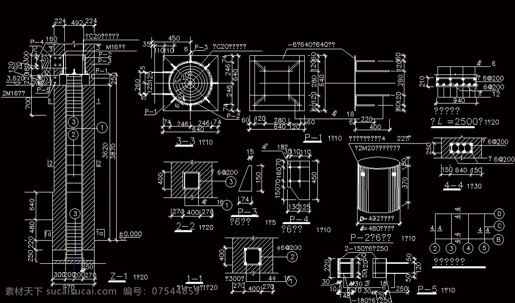 圈梁过梁2 cad dwg 图纸 平面图 装修 装饰 施工图 室内设计 古建筑 廊架 景观 长廊 花架 棚架 凉亭 重檐 古堡 仿古 古典 古庙 八角亭 古塔 水榭 牌楼 建筑设计 环境设计 源文件