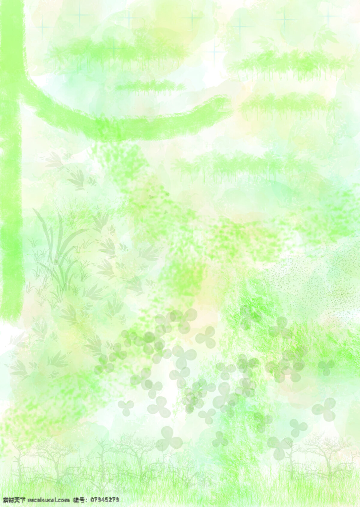 绿色 背景 简洁 护眼 底纹 底纹边框 抽象底纹