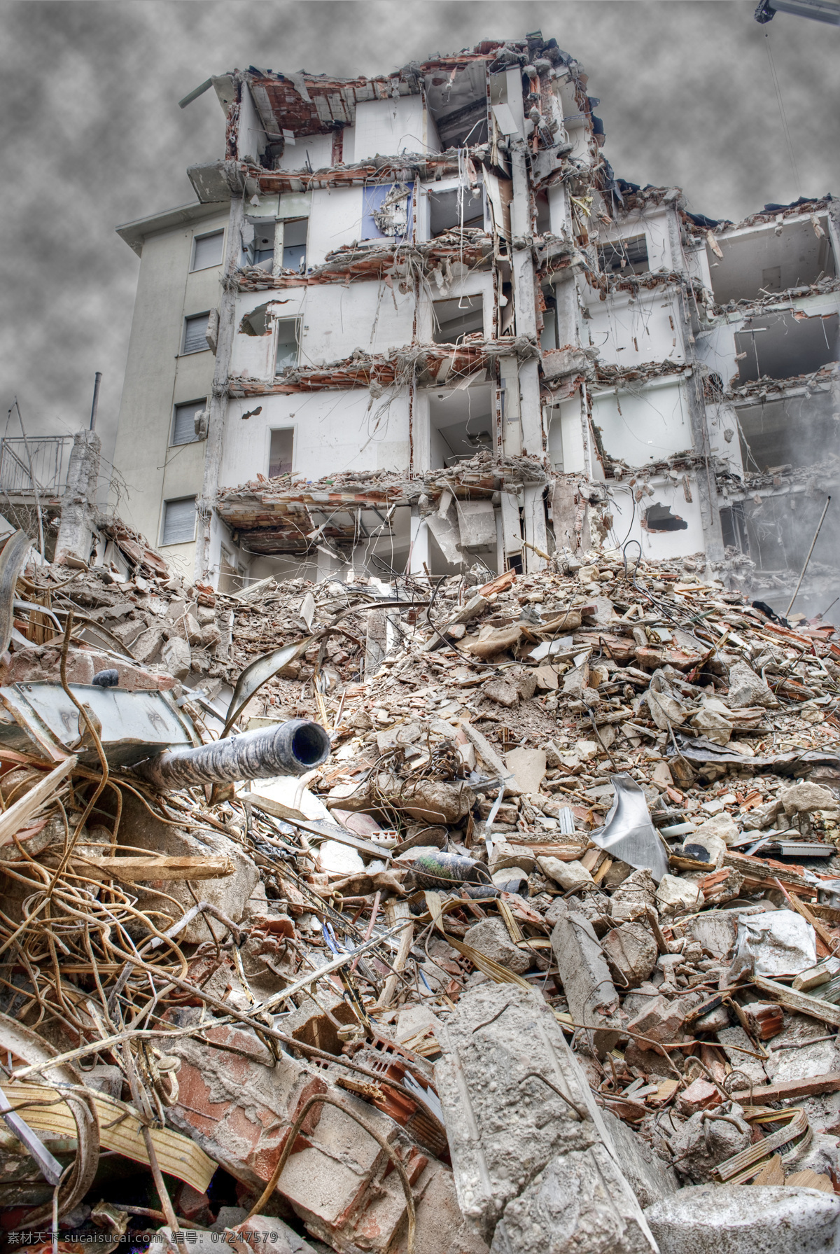 地震 灾难 后 房屋 垮塌的房屋 倒塌 房子 建筑 坍塌的建筑 坍塌的房子 废弃房子 废弃建筑 其他类别 环境家居