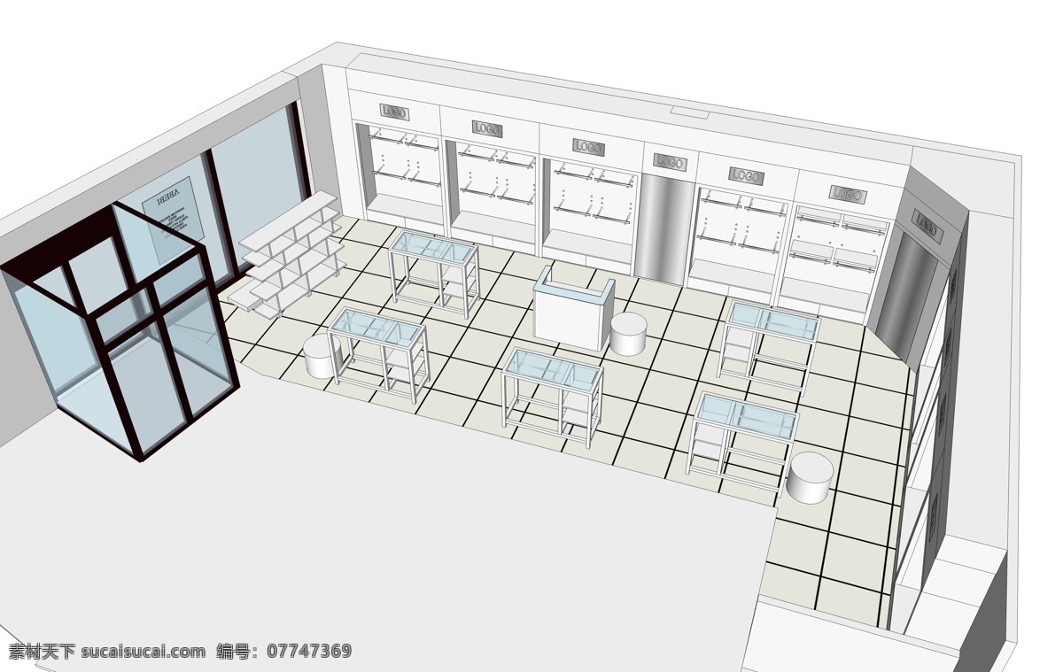 北京 八达岭 奥莱 abebi 童装 家具图 效果图 全套施工图 原创设计 原创装饰设计