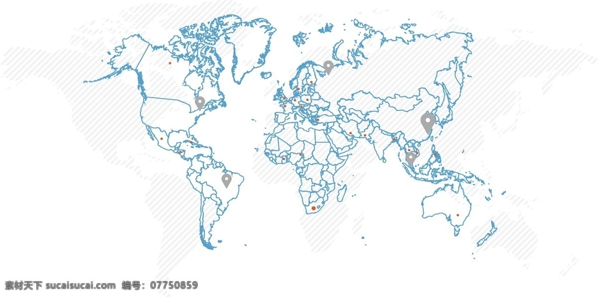 世界地图 地图 创意 旅行 线描 世界 白色
