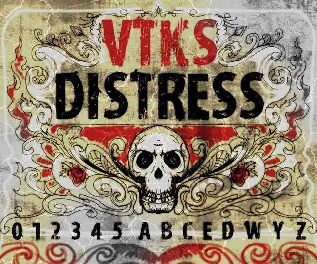 vtks 窘迫 字体 vtks窘迫 vtks设计 道格拉斯 vitkauskas distress ttf truetype opentype 后记 eot 光学传递函数 adobe postscript 灰色