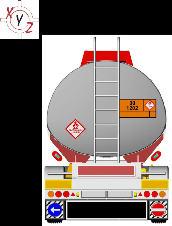 自营 道路 罐车 罐 燃料 半挂车 自我支持 最大容量 45立方米 3d模型素材 其他3d模型