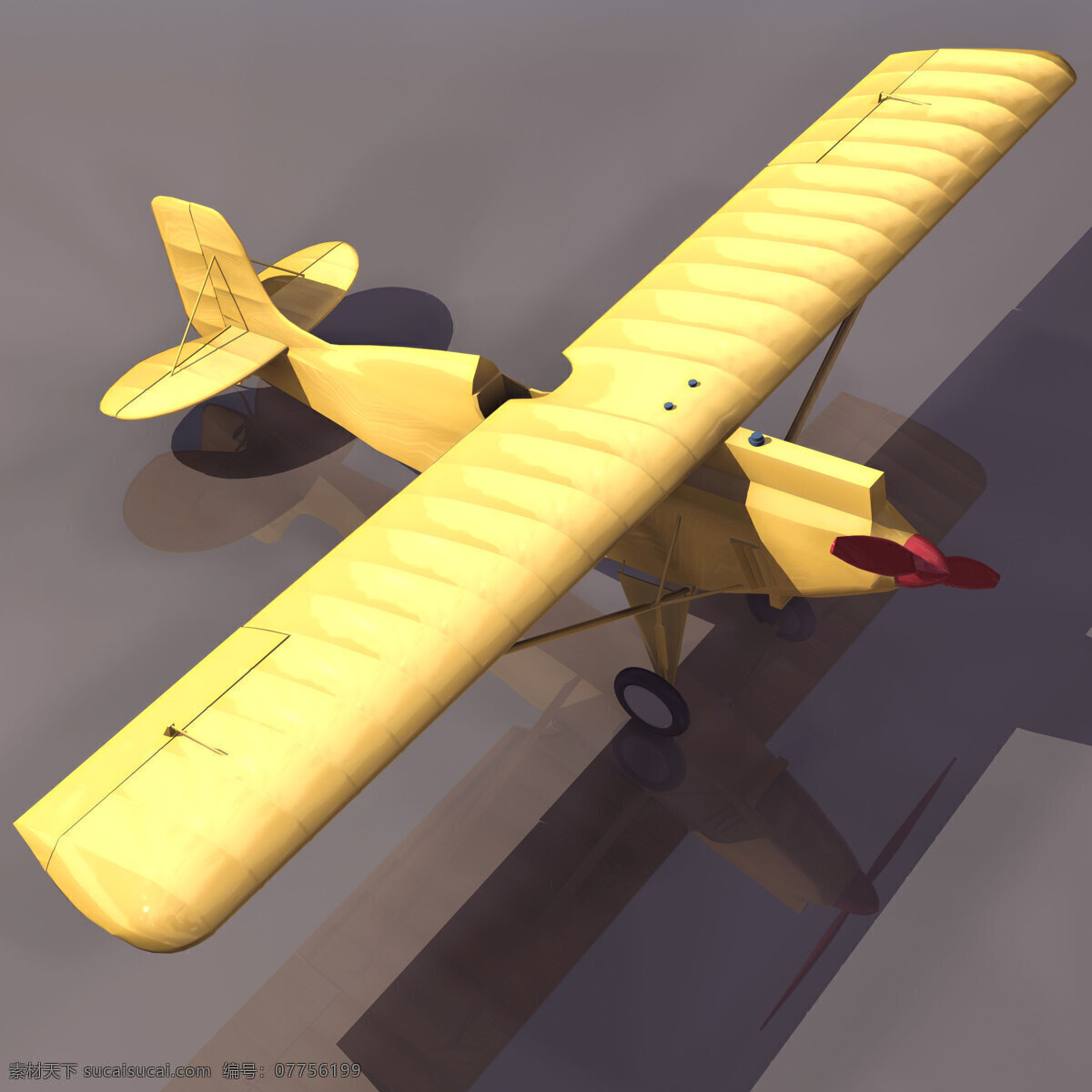 民用 私人 飞机模型 旅行 航模 3d模型素材 其他3d模型