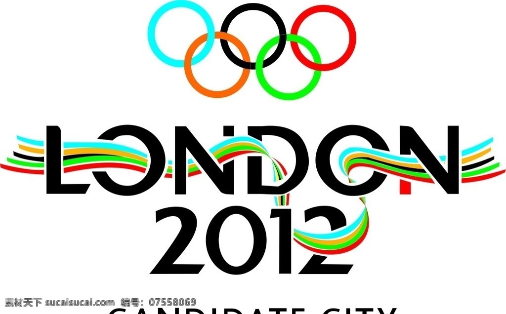 2012 伦敦 奥运会 2012奥运 奥运五环 图标 标识标志图标 矢量