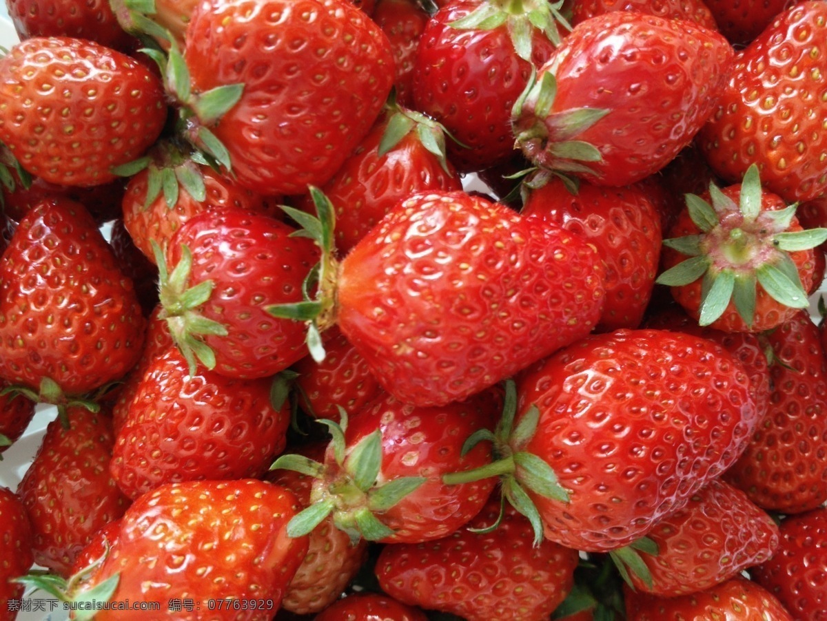 草莓 水果 高清水果图片 草莓图片 诱人草莓 生物世界