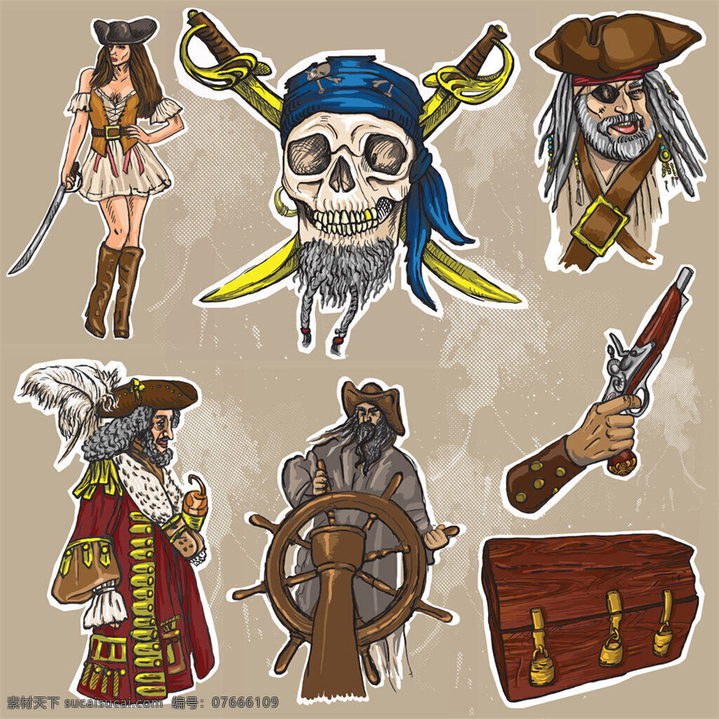海盗人物 海盗 人物 加勒比海盗 恐怖 航海