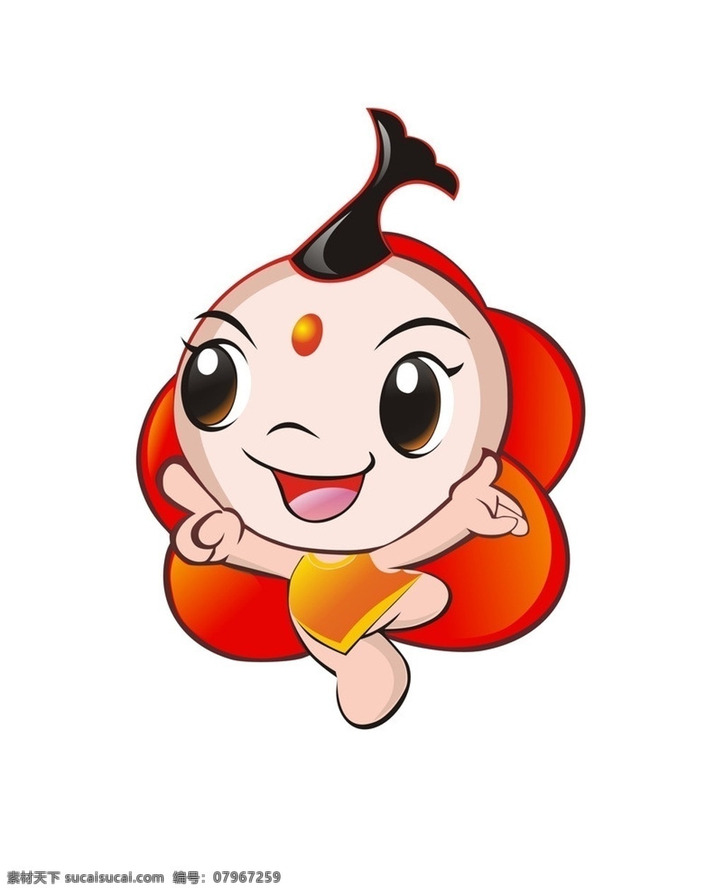 吉祥物 形象 矢量图 小图标 标识标志图标 矢量
