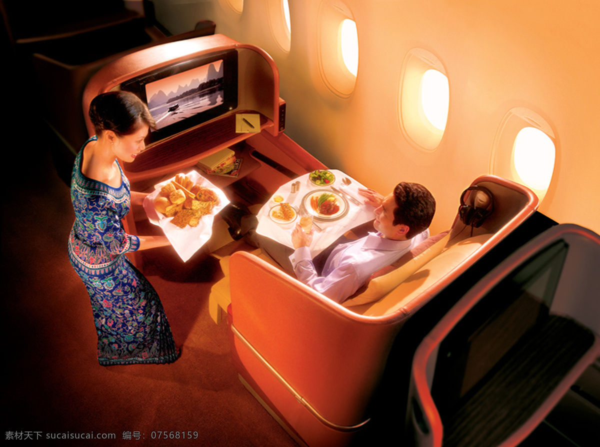 a380内饰 空客a380 飞机内饰 豪华座椅 头等舱 享受 空客 a380 内饰 交通工具 现代科技